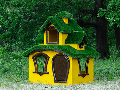 Топиари дом Теремок - газон Deluxe