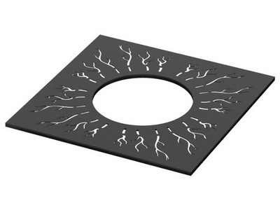 Приствольная решетка квадратная Геометрия защиты