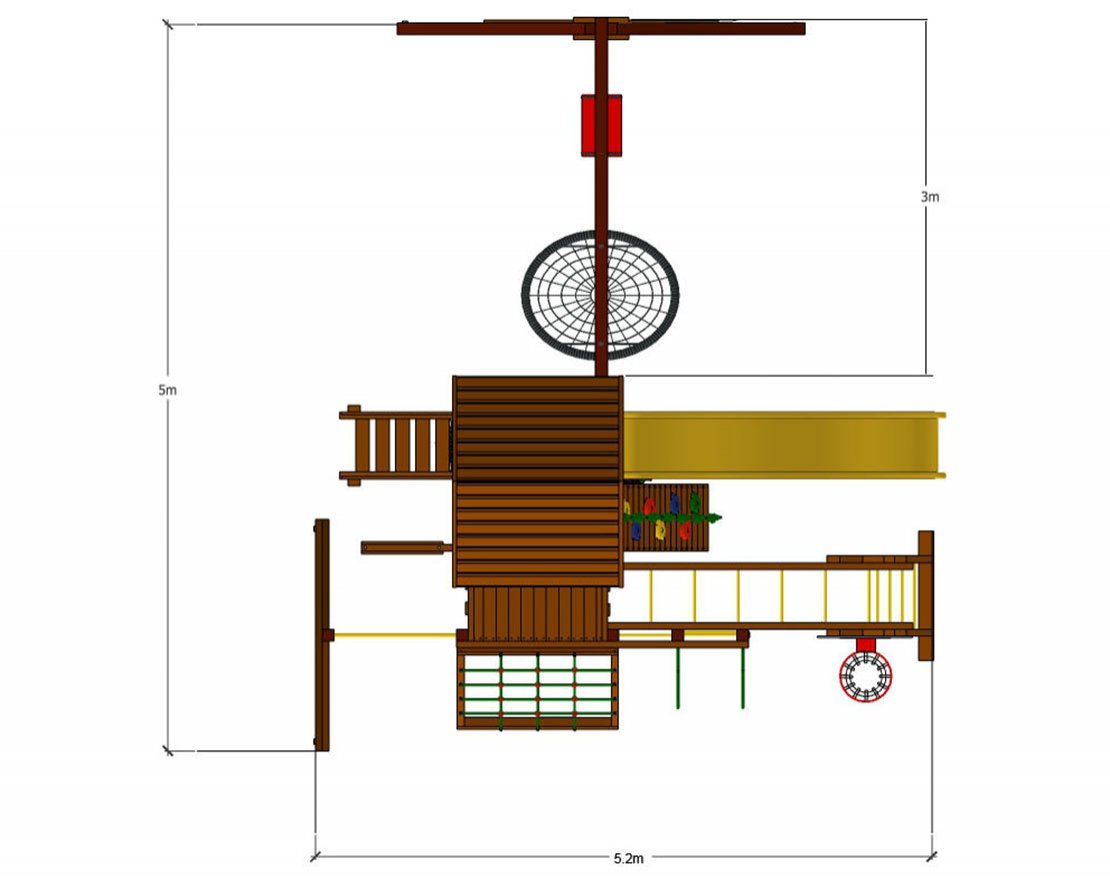 Детская игровая площадка Айова 6 - вид 3