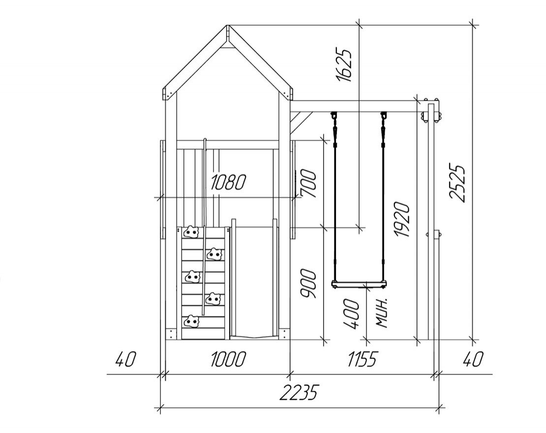 Детская игровая площадка Борге 15 - вид 4