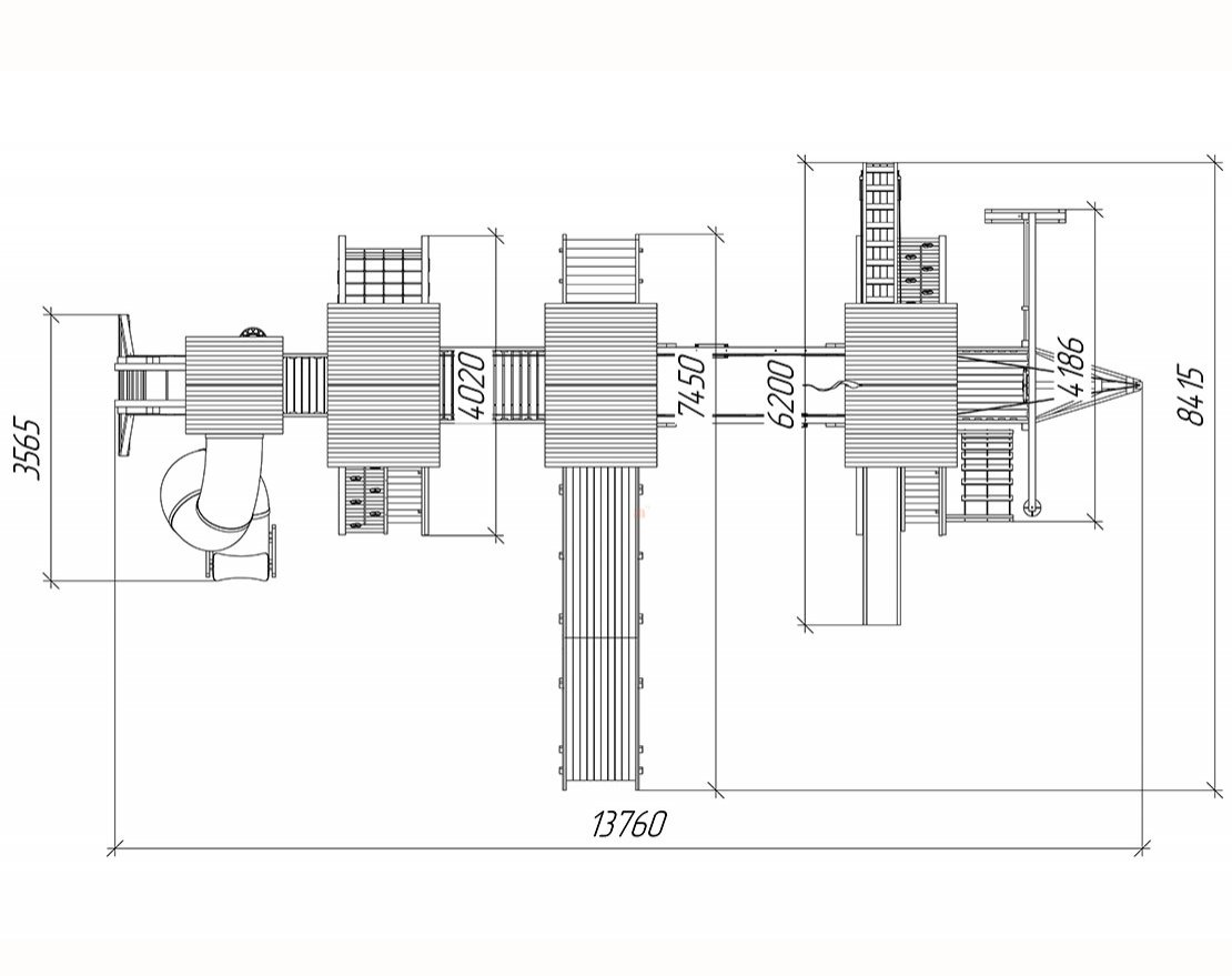 Детская игровая площадка Галиот 16 - вид 2