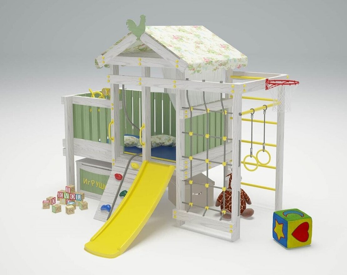 Детский игровой комплекс Весёлый уголок 3 - вид 2