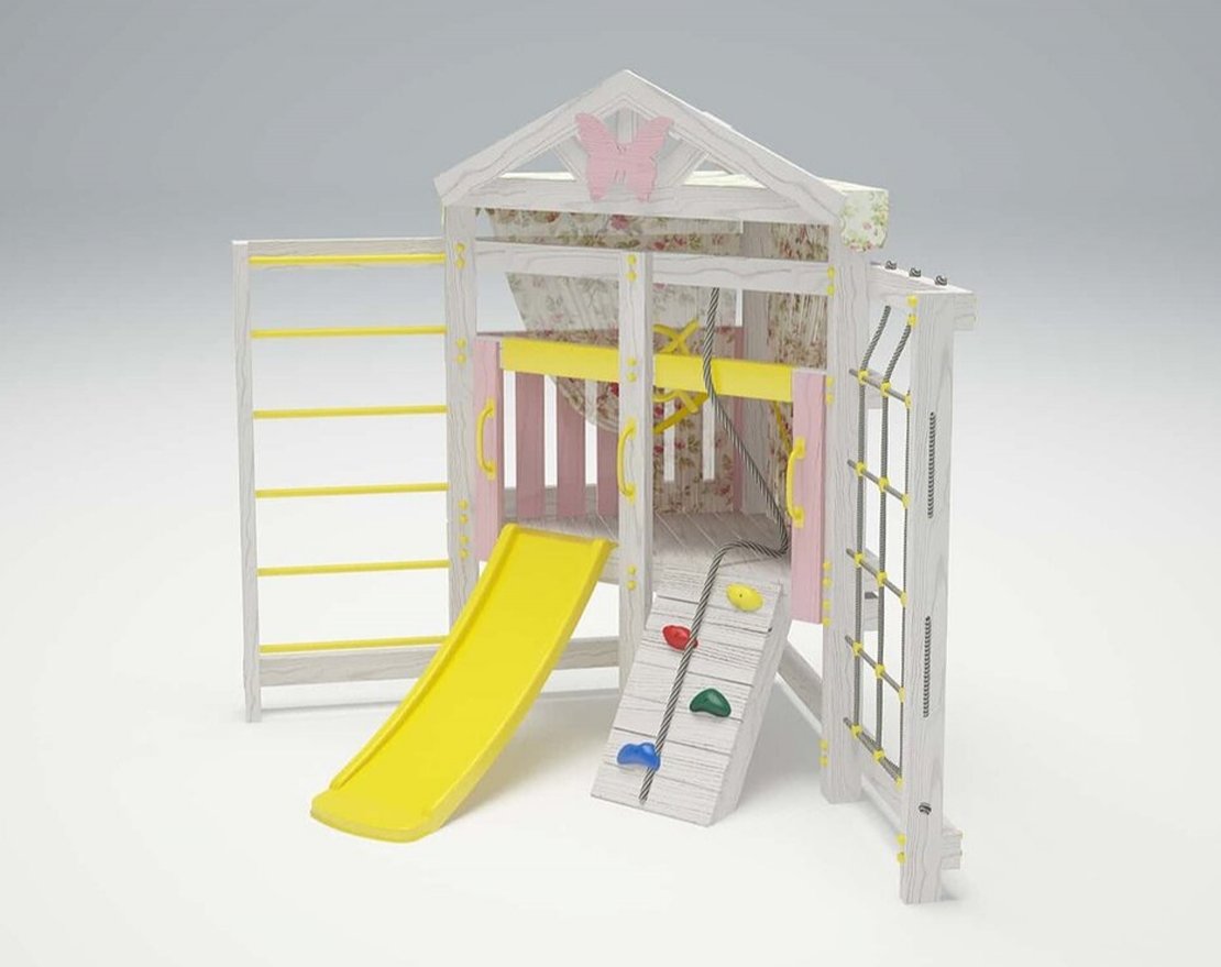 Детский игровой комплекс Весёлый уголок 9 (угловой) - вид 4
