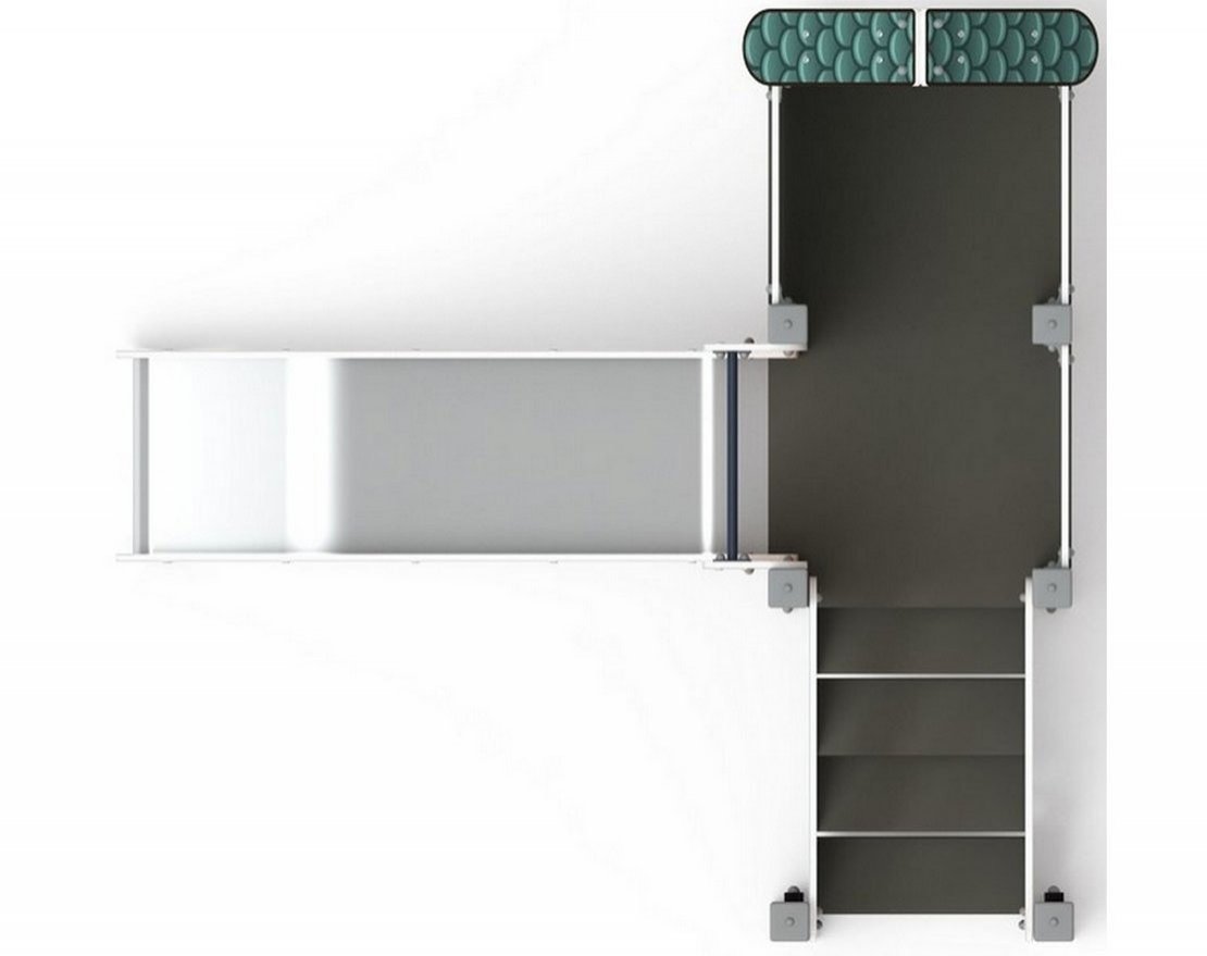 Горка Европейские улочки h=900 - вид 5