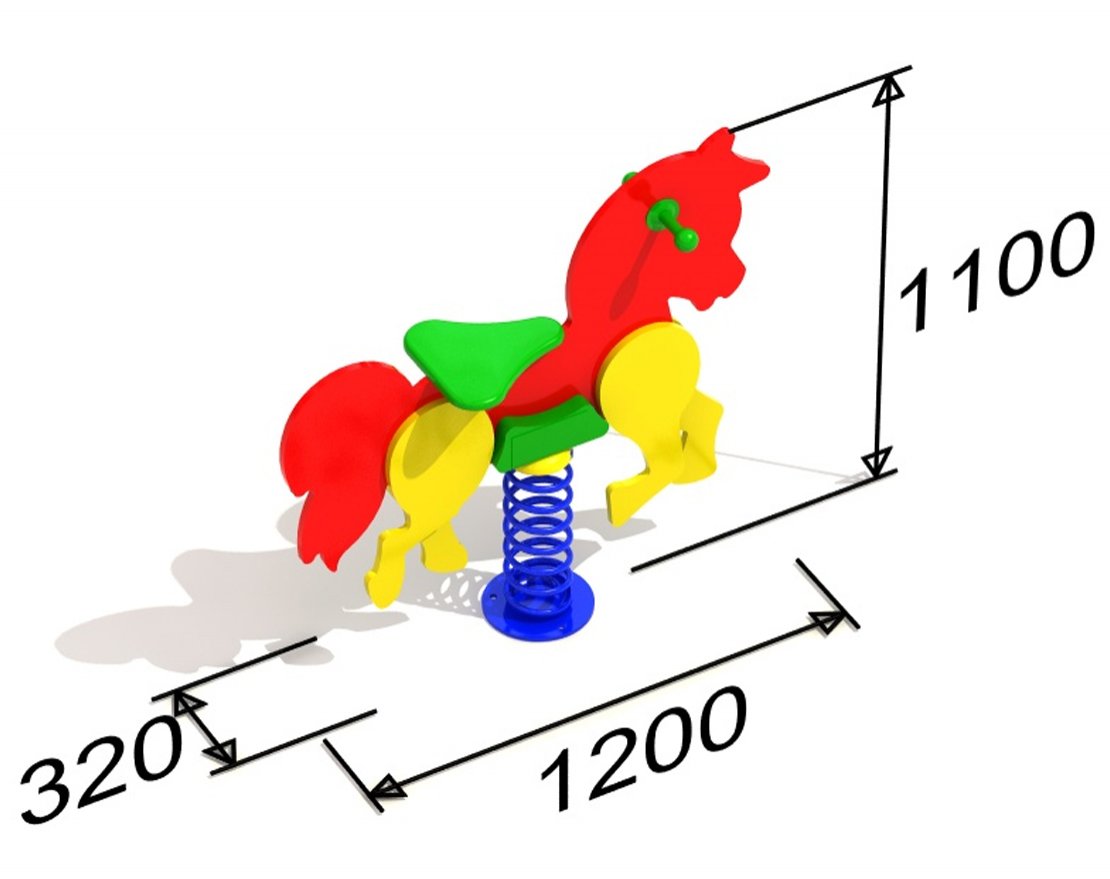 Качалка на пружине Соррайя - вид 3
