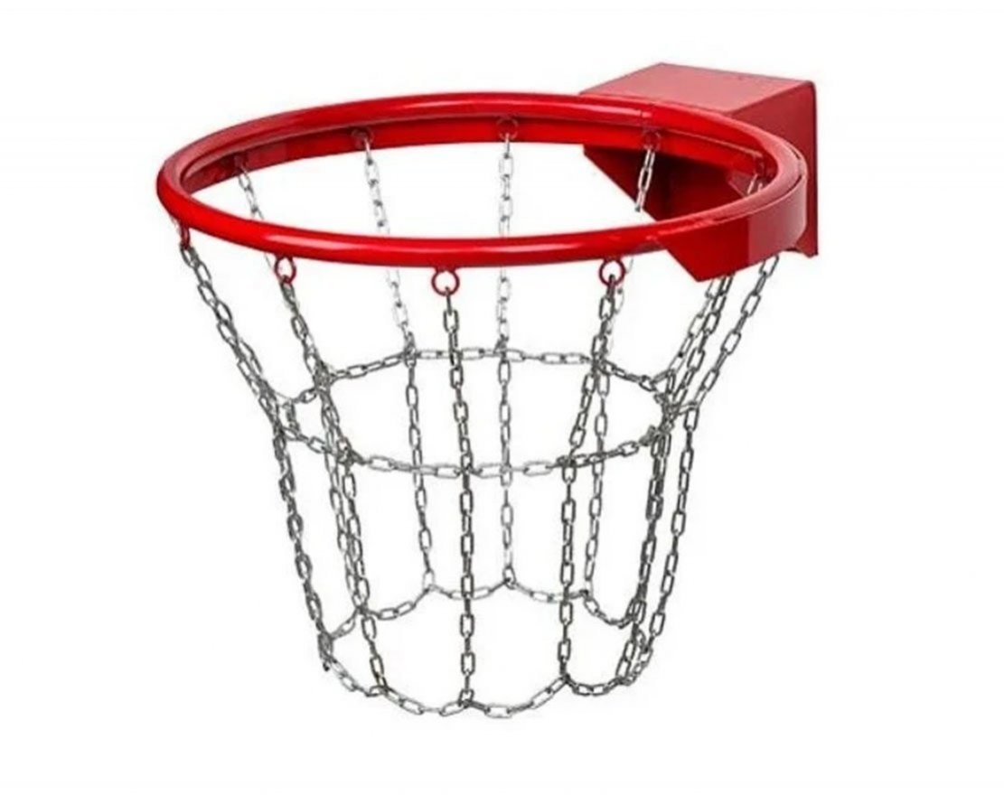 Стойка баскетбольная разборная с щитом и кольцом под бетонирование вынос 1,2 м - вид 3