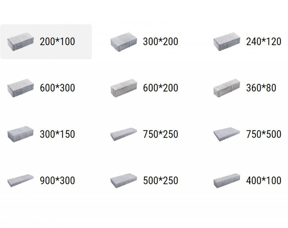 Тротуарная плитка Прямоугольник Стандарт (1 м2) с укладкой - вид 3