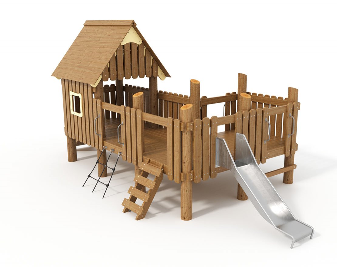 Игровой комплекс Лесной теремец 1 - вид 4