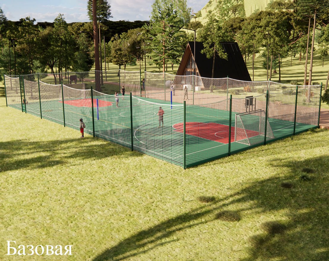 Универсальная спортивная площадка TORUDA SP-2 (31х16, игровое поле 28х15) - вид 4