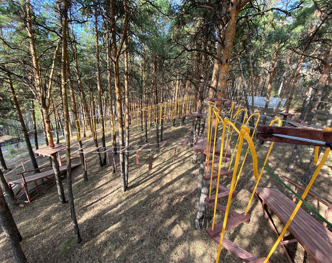 Проект верёвочного парка на деревьях или в помещении под ключ - вид 3